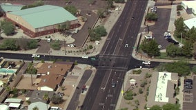 Girl taken to hospital after pedestrian crash near Phoenix high school