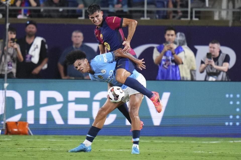 Marc Bernal is training with the first team. (Photo by Rich Storry/Getty Images)