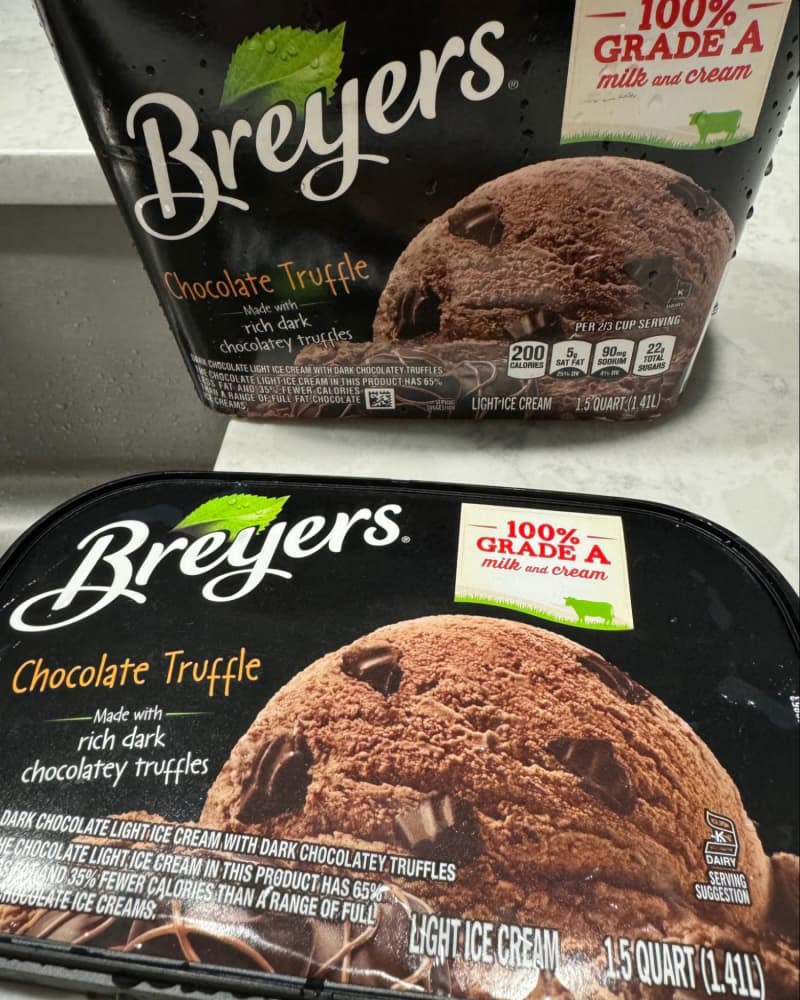 Breyer's Chocolate Truffle Ice Cream