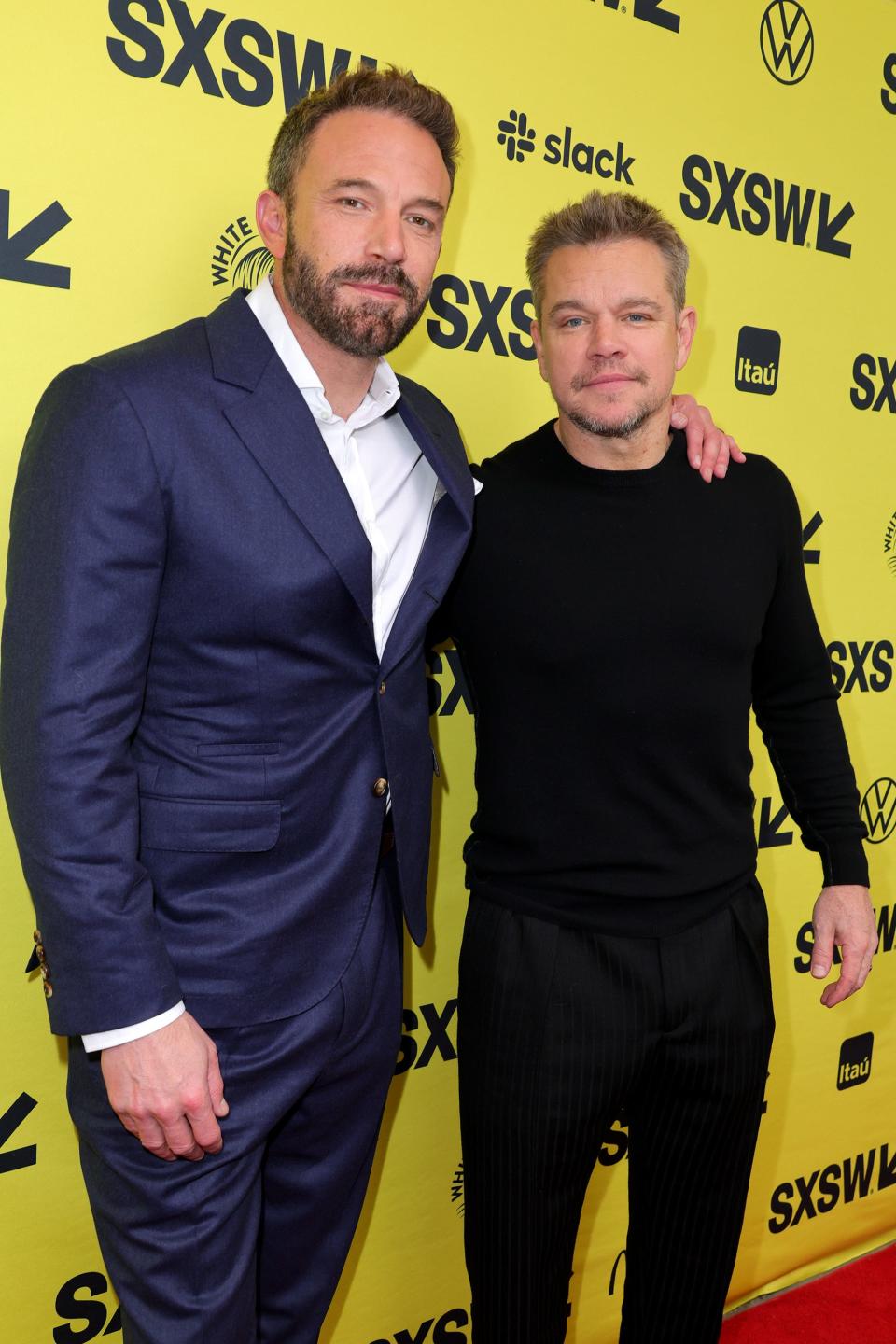 Ben Affleck and Matt Damon attend the 