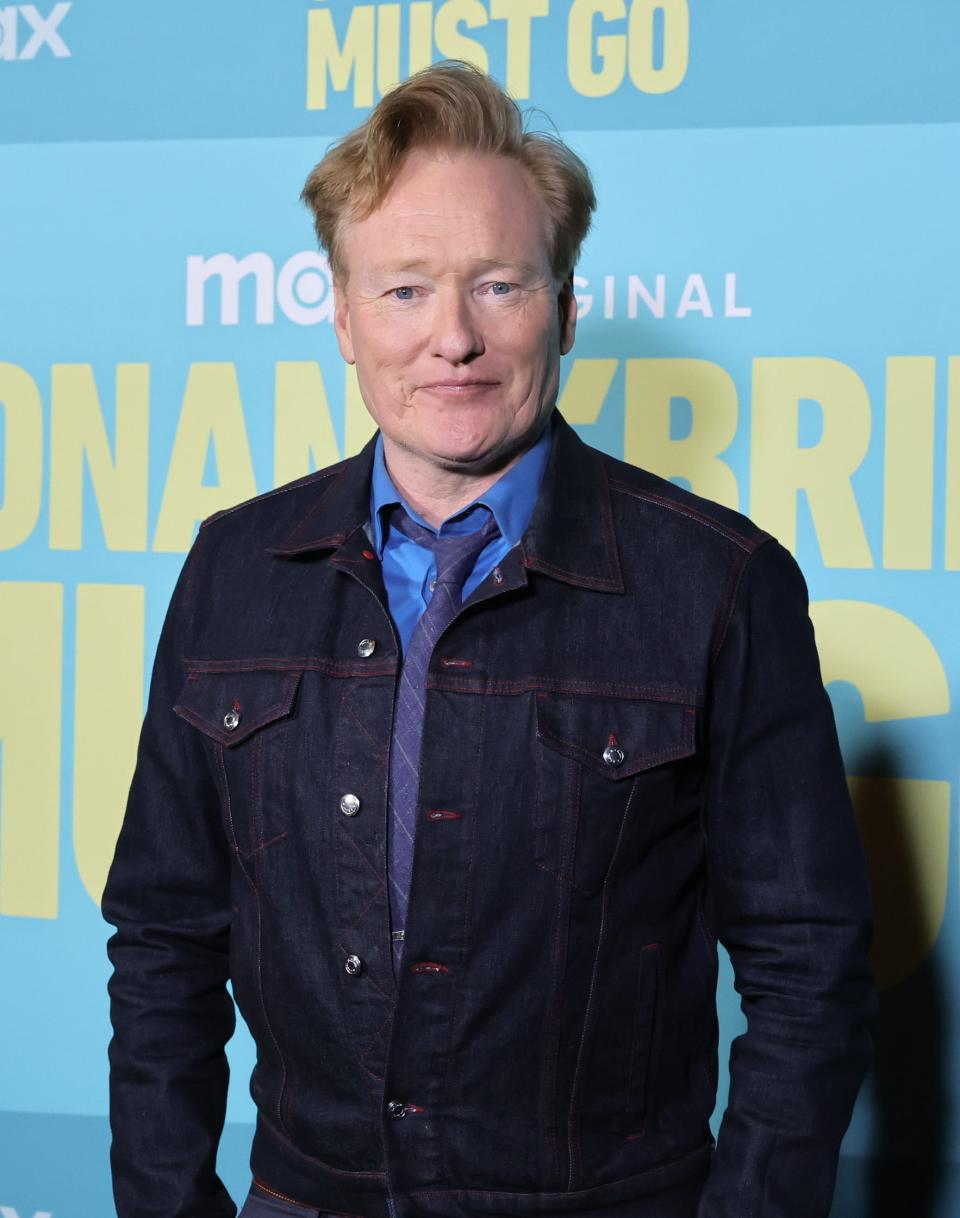 Conan O'Brien arrives at the Los Angeles Premiere of Max Original Travel Series 