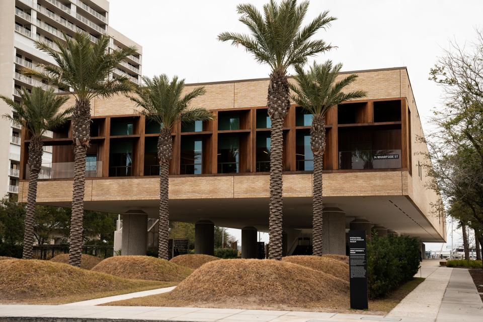 Jan 23, 2024; Charleston, South Carolina, United States; The International African American Museum is visible Tuesday, Jan. 23, 2024. Mandatory Credit: Josh Morgan-USA TODAY