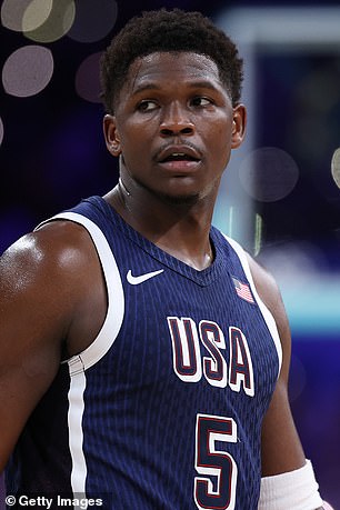 Edwards (pictured) angered Johnson by claiming Michael Jordan was the only skilled player of their era