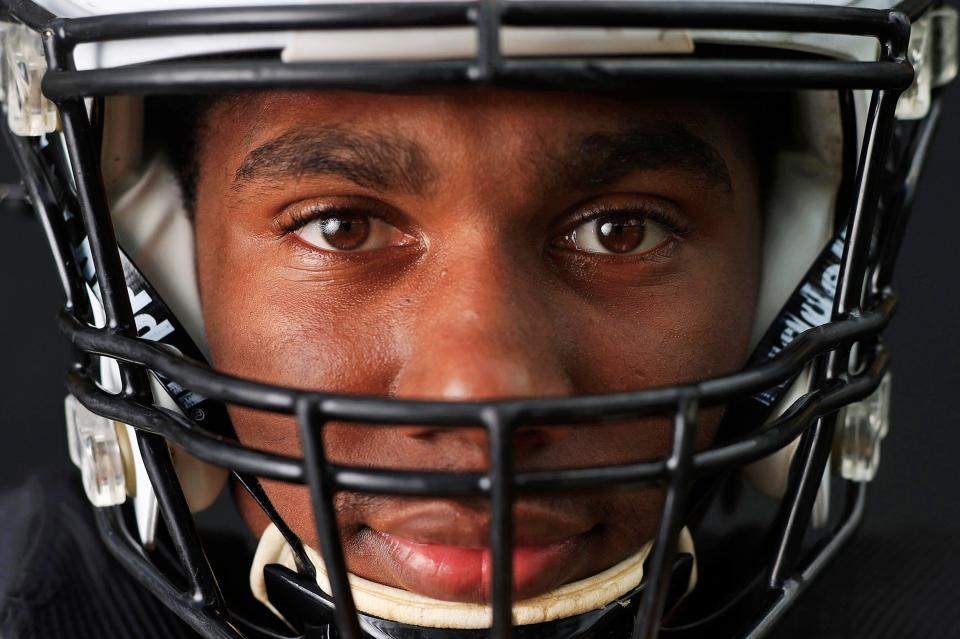 Oakleaf senior cornerback Kaylib Singleton is shown in portrait for Friday, Aug. 9, 2024 in Jacksonville, Fla. Singleton is part of the Times-Union's Super 11 and has committed to play at Rutgers University in Piscataway, N.J.