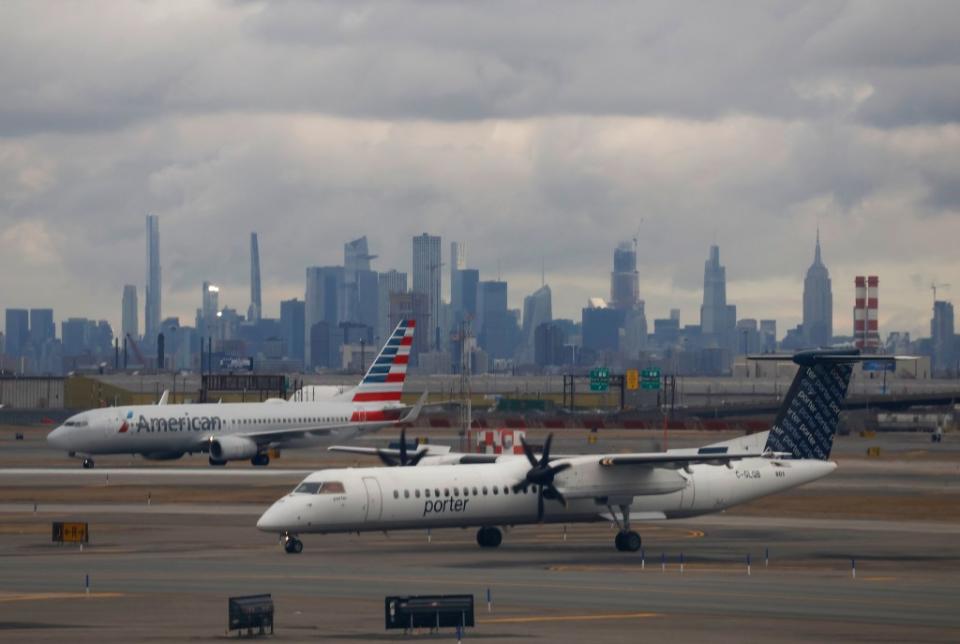 The stabbing happened Sunday at Newark Airport in New Jersey. Getty Images