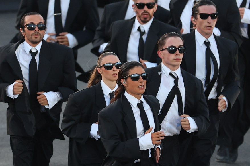 Performers take part in the opening ceremony of the Paris 2024 Summer Paralympic Games at Place de la Concorde on August 28, 2024 in Paris, France.