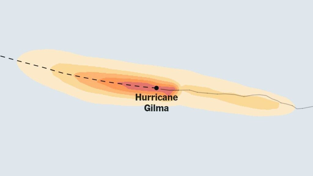 Hurricane Gilma tracker: See projected path of Category 3 storm – USA TODAY