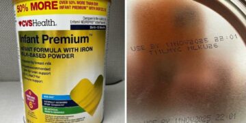 CVSHealth Infant Premium powdered formula made by Perrigo Company has been recalled for excessive levels of Vitamin D, the USDA said in a release.