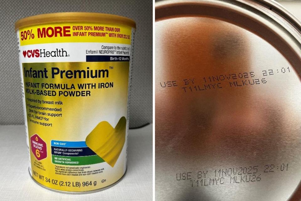 CVSHealth Infant Premium powdered formula made by Perrigo Company has been recalled for excessive levels of Vitamin D, the USDA said in a release.