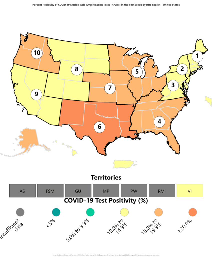 COVID Map July 27