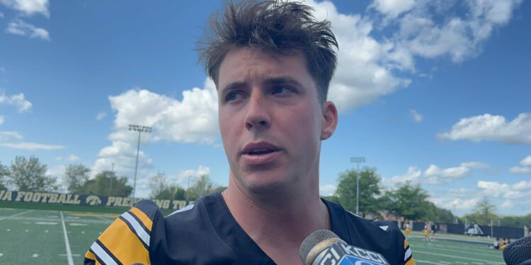 Cade McNamara shaking off rust, improving ahead of Iowa football season