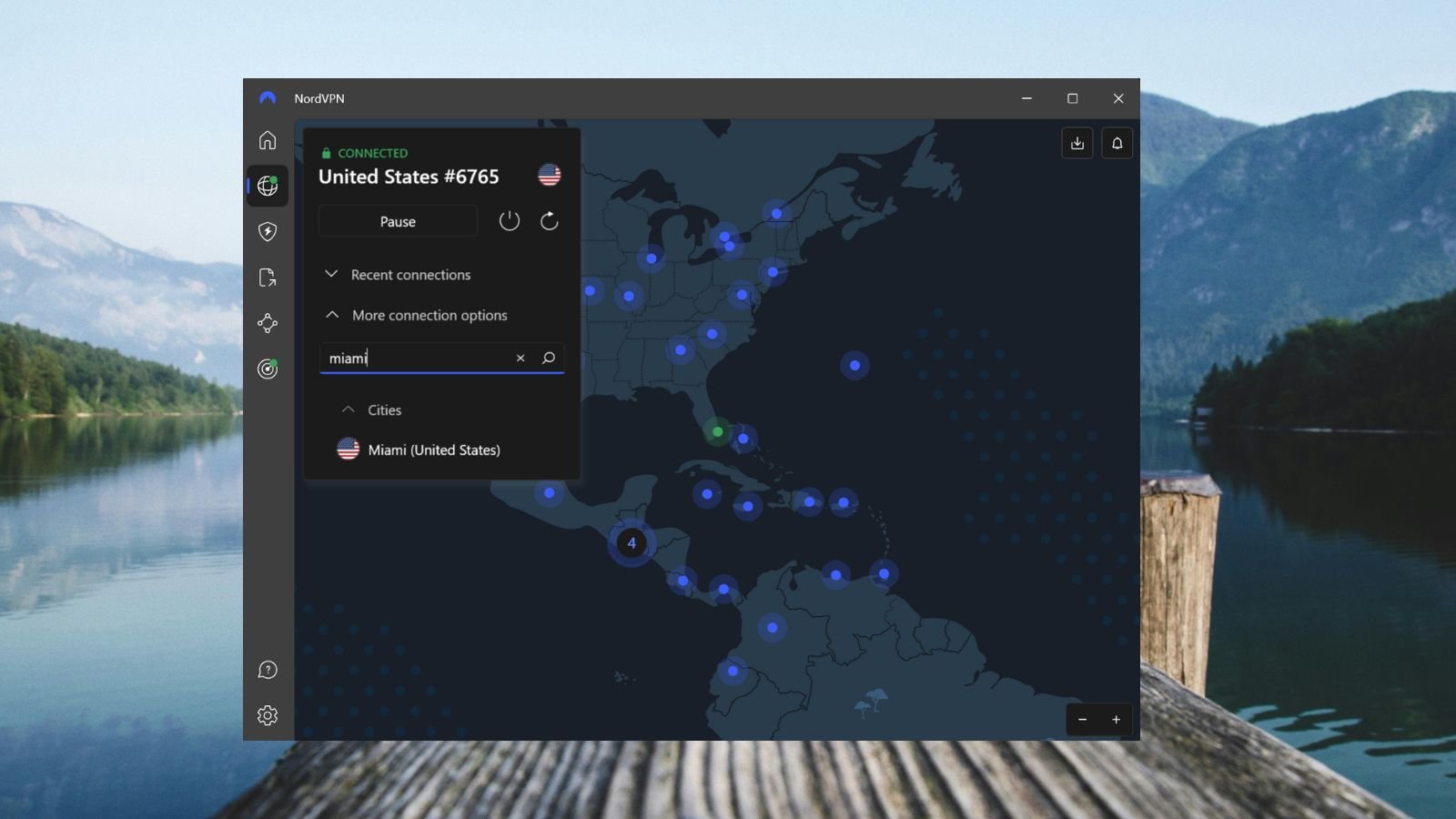 Nordvpn Connected To Miami Server