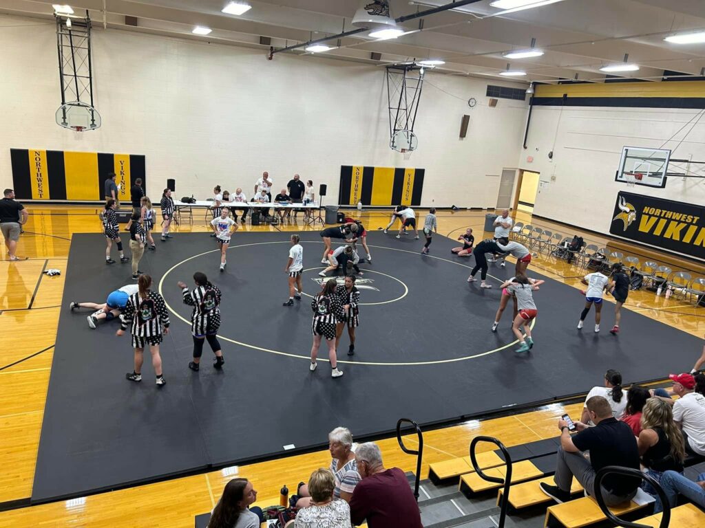 Girls compete in Maine-Nebraska Wrestling Exchange for the first time