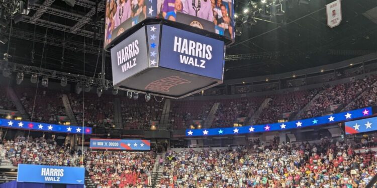 Harris, Walz energize crowd at first Nevada rally as Democratic presidential ticket • Nevada Current