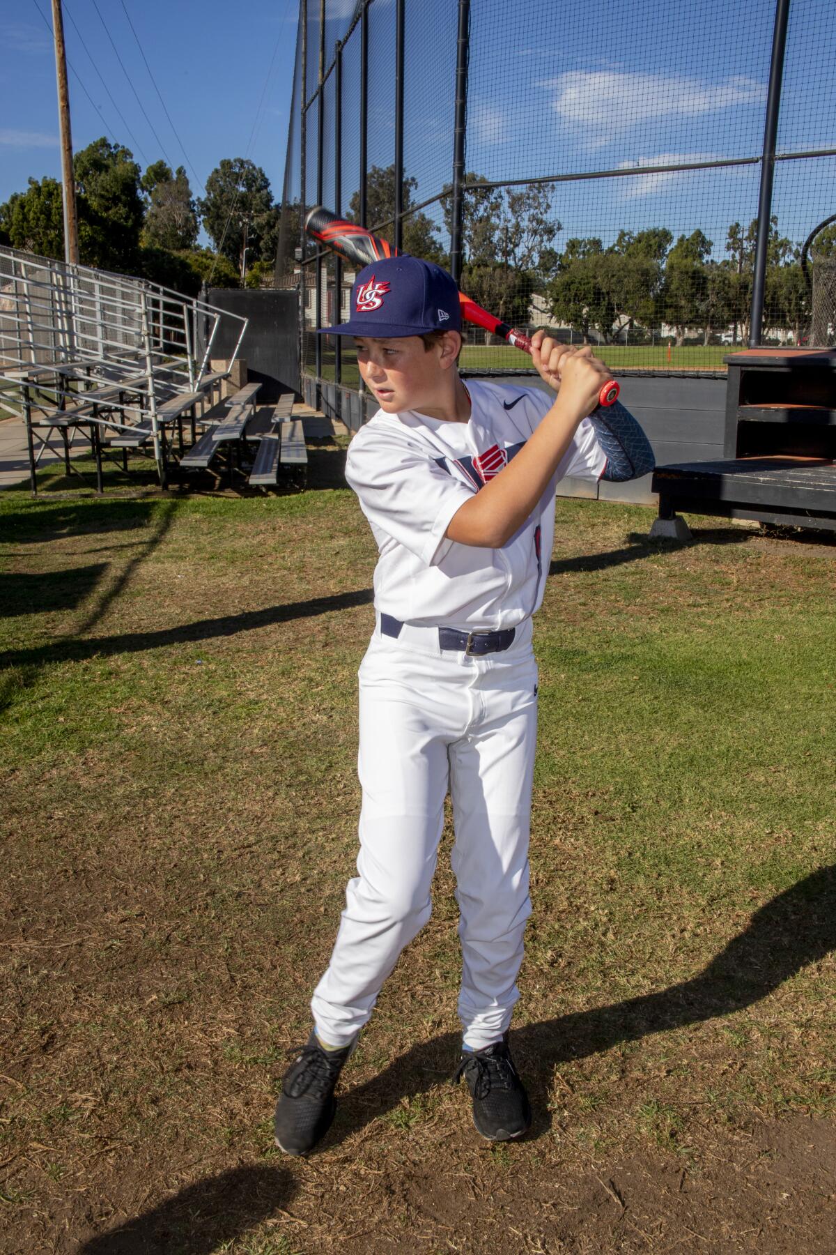 Jared Grindlinger previously made the USA Baseball 12U national team in 2021, at the age of 12.