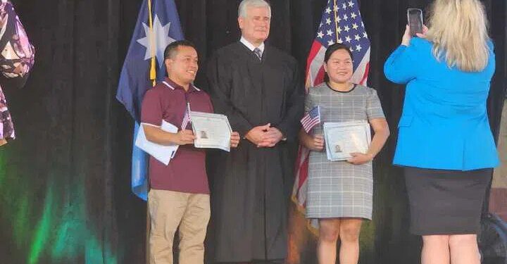 Immigrants from 16 nations become US citizens at State Fair ceremony | The Mighty 790 KFGO