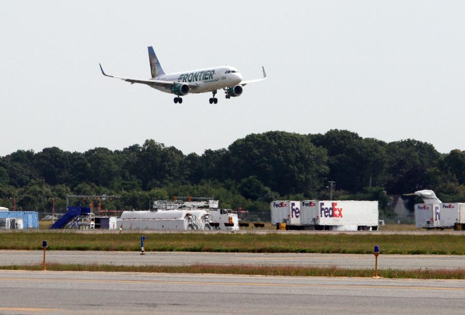 T.F. Green Airport would become Rhode Island International Airport under a renaming plan announced by airport executives and General Assembly leaders on Wednesday. [The Providence Journal, file / Bob Breidenbach]