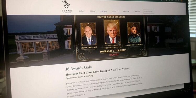 Jan. 6 riot gala at Trump National Golf Club in Bedminster?