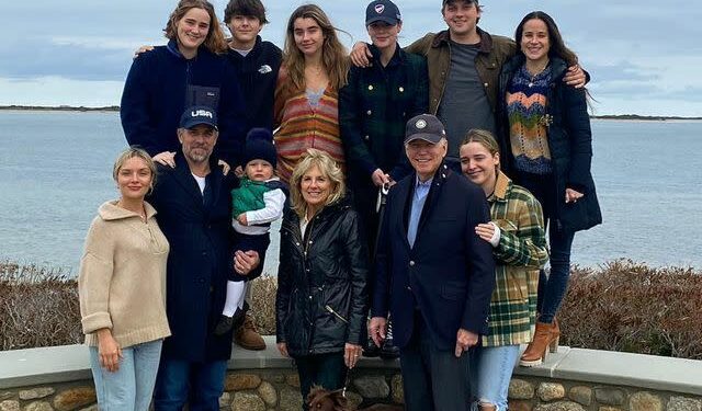 Naomi Biden Instagram Joe Biden with his family