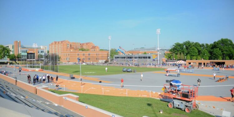 May 12, 2018; Knoxville, TN, USA; SEC Outdoor Championships at Tom Black Track at Laporte Stadium. Mandatory Credit: Randy Sartin-USA TODAY Sports