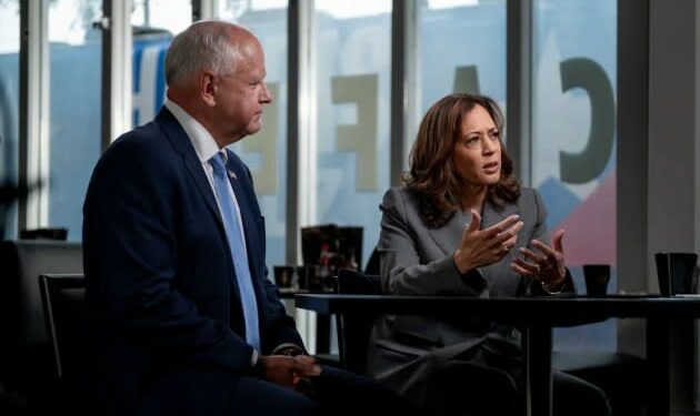 Kamala Harris Dismisses Donald Trump’s “Same Old Tired Playbook” In CNN Interview With Running Mate Tim Walz