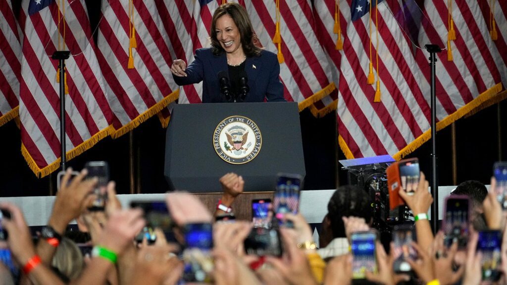 Kamala Harris planning rally at Fiserv Forum during DNC week