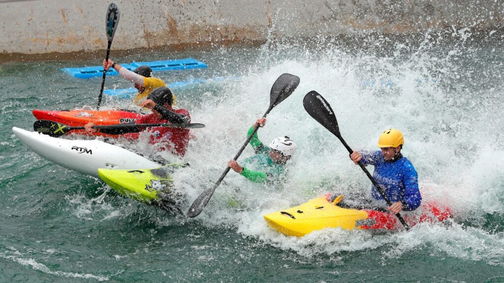 Kids learn about whitewater in place where Olympians train