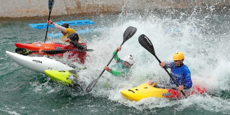 Kids learn about whitewater in place where Olympians train