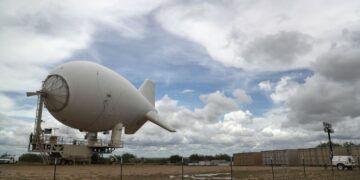 Blimp used by CBP at the border