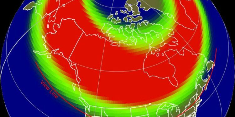 A graphic from NOAA showing what the