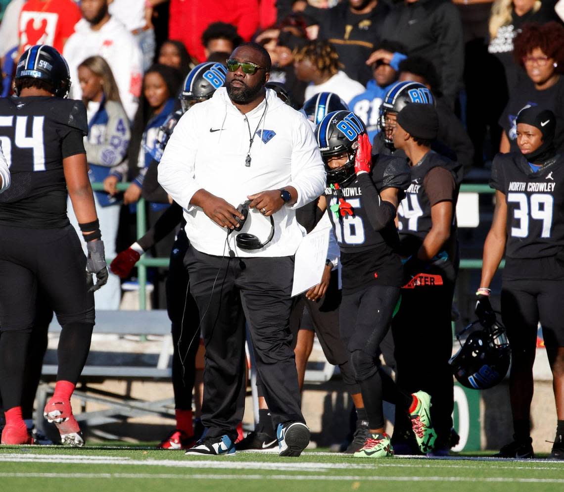 North Crowley head coach Ray Gates and the Panthers have a tough non-district slate with Lancaster, DeSoto, Denton Guyer and Rockwall.