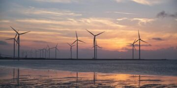 wind turbine landscape photography