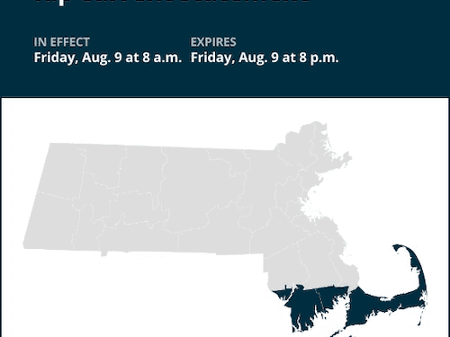 Rip current statement affecting 5 Massachusetts counties until Friday evening