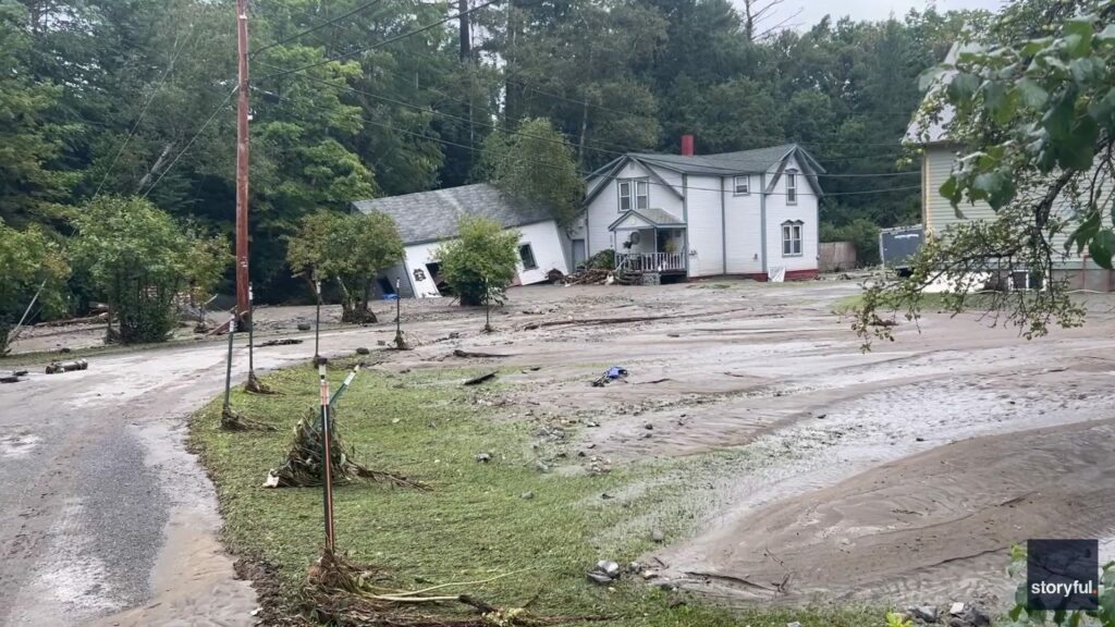 Roads gone as Vermont region digs out from destructive flooding