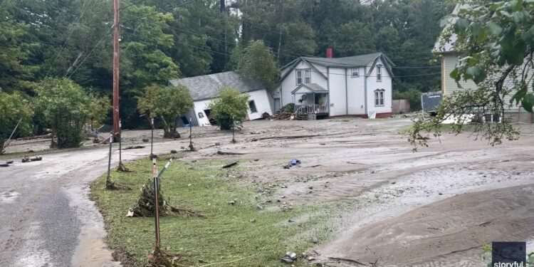 Roads gone as Vermont region digs out from destructive flooding