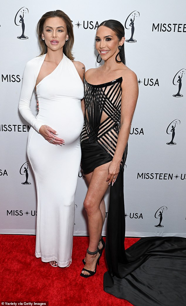 Sharing more love with her Vanderpump Rules cast mates, Shay was joined by a very pregnant Lala Kent on the red carpet