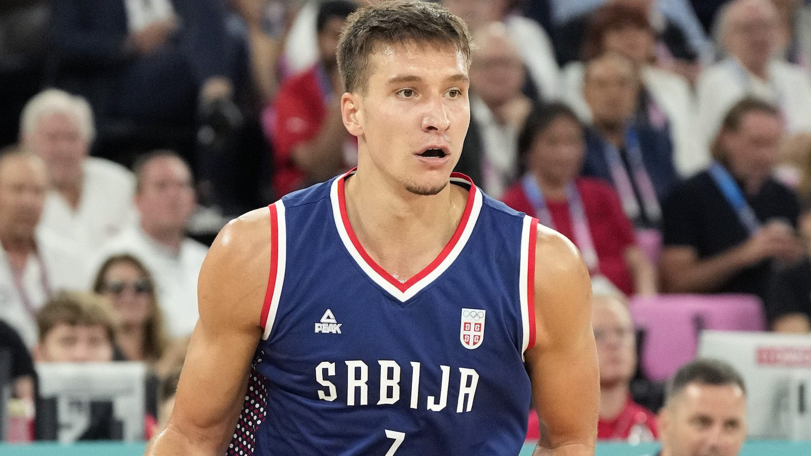 Bogdan Bogdanovic in a Team Serbia uniform