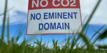 A unanimous decision this week by the South Dakota Supreme Court cast doubt on whether a carbon dioxide pipeline company is eligible to use eminent domain to build a pipeline in that state. (Associated Press)