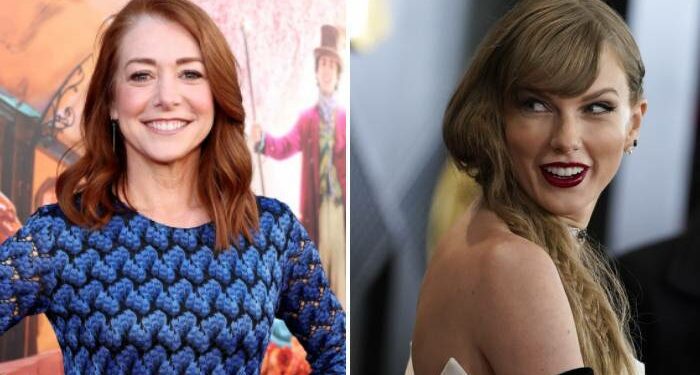 Alyson Hannigan also playfully poked fun at Taylors relationship with Travis Kelce