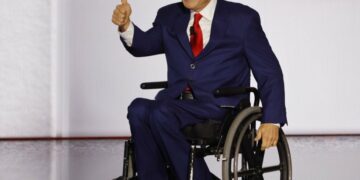 Texas Gov. Greg Abbott arrives to speak at the 2024 Republican National Convention at Fiserv Forum in Milwaukee, Wisconsin on July 17. A vocal critic to President Joe Biden's border policies, Abbott on Thursday directed hospitals to report the immigration status of its patients, seemingly to charge the federal government for costs incurred by the state. Photo by Tannen Maury/UPI