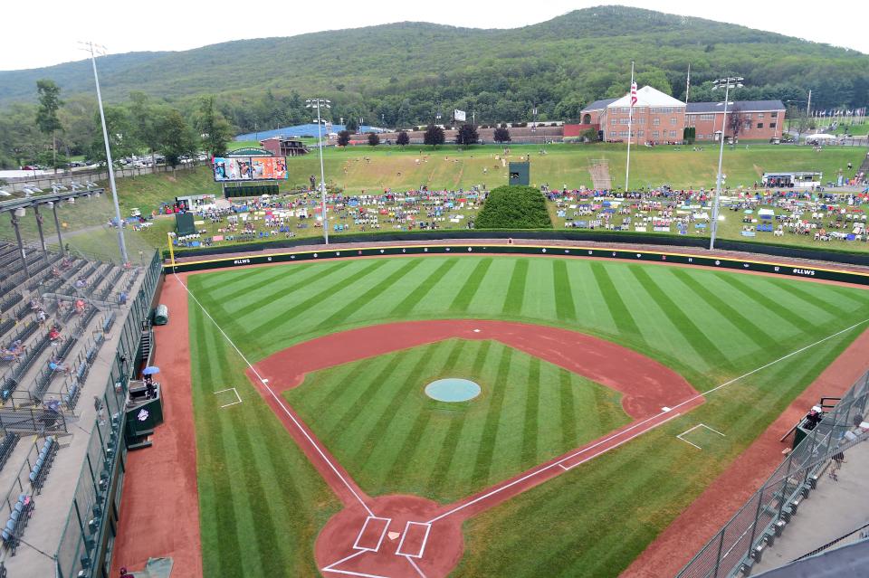 Aug 26, 2023; Williamsport, PA, USA; A general view of the stadium prior to the game between the Caribbean Region and the Asia-Pacific Region at Lamade Stadium. Mandatory Credit: Evan Habeeb-USA TODAY Sports