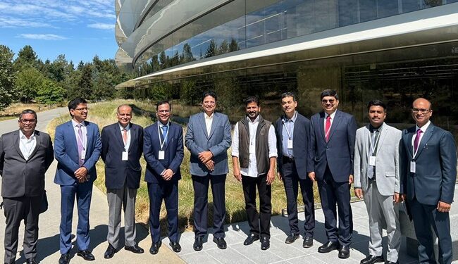 T'gana delegation visits Apple's California headquarters, expects positive outcome