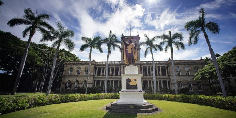 Hawaii State Supreme Court Building. Aliiolani Hale.