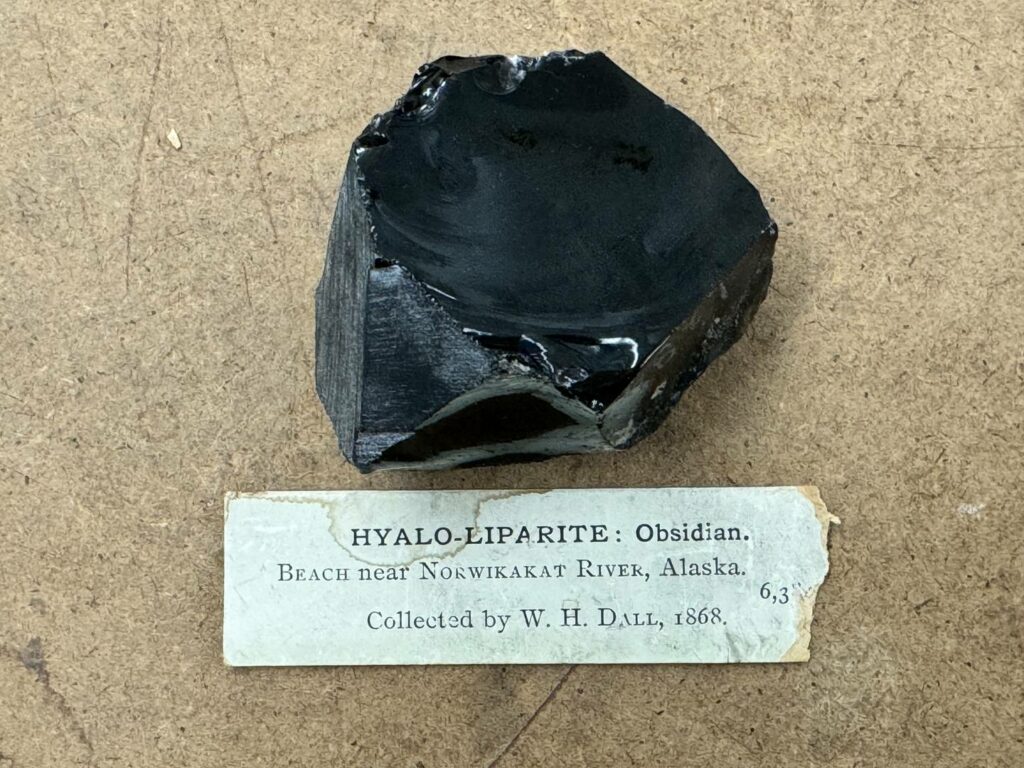 The recent history of a black rock collected in 1860s Alaska by William Dall