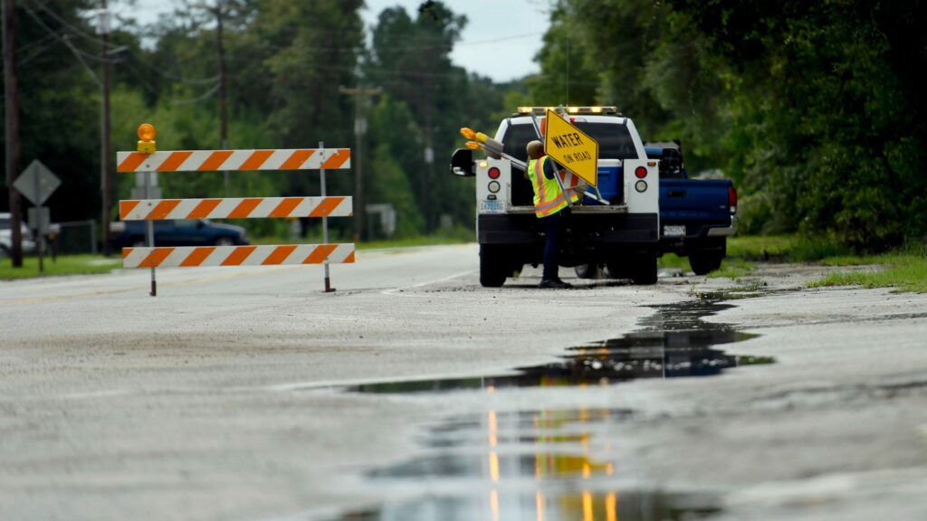 Tropical Storm Debby rainfall totals SC, Georgia, NC Aug. 8