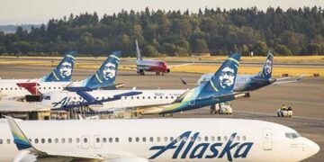 Alaska Airlines Boeing 737. Alaska Airlines