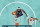 LILLE, FRANCE - AUGUST 03: (EDITORS NOTE: Image was captured using a remote camera positioned above the field of play) Lebron James #6 of Team United States goes up for a basket past Jose Alvarado #10 of Team Puerto Rico during a Men's basketball group phase-group C game between the United States and Puerto Rico on day eight of the Olympic Games Paris 2024 at Stade Pierre Mauroy on August 03, 2024 in Lille, France. (Photo by Pool/Getty Images)