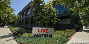 The headquarters of Live Nation is shown June 29, 2020, in Beverly Hills, Calif. | Mark J. Terrill