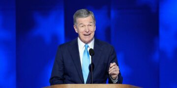 Watch NC Gov. Roy Cooper's DNC speech endorsing Harris