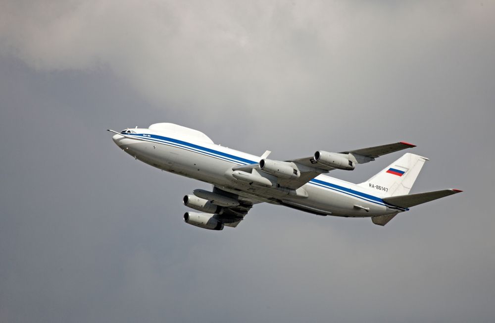 demonstration flight of Ilyushin Il-80 